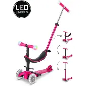 Micro Sparkesykkel - Mini2grow Deluxe Magic LED - Rosa - - OneSize - Sparkehjul
