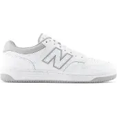 New Balance for man. BB480LV1 Leather Sneakers 480 white (39.5), Flat, Laces, Casual