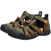 Keen Sandaler - Seacamp II CNX Y - Dark Olive/Gold Flamme - - 32/33 - Sandals