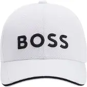 BOSS for man. 50519247 Cap Us white (OSFA), Casual, Polyester