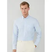 Hackett Essential Ox Stripe Skjorte Med Lange Ermer