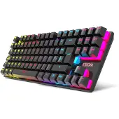 Krom Kasic Tkl Mekanisk Tastatur Spansk