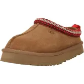 Ugg for girl. 1143776K Brown Tazz Leather Sneakers (33.5), Flat, None, Homewear, children's fashion