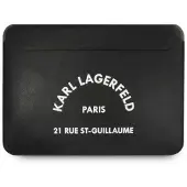 Karl Lagerfeld Sleeve KLCS133RSGSGSFBK 13" svart/svart Saffiano RSG