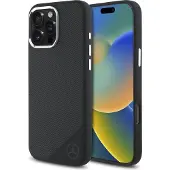 Mercedes MEHMP16L23SUGDK iPhone 16 Pro 6,3" svart hardcase Silikon med MagSafe tonal logo