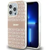 DKNY IML Mono & Stripe MagSafe-etui for iPhone 14 Pro Max - rosa