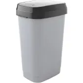 Curver 241270 Dual Swing 50l 31x42x62 Cm Søppelbøtte