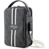 GUESS 4G Printed Stripes universell reiseveske/organizer for tilbehør - svart