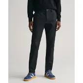 Gant for man. 1505220 Chinos slim fit Tech Prep trousers black (30/32), Casual, Cotton