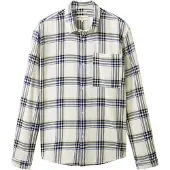 Tom Tailor 1037458 Relaxed Checked Skjorte Med Lange Ermer
