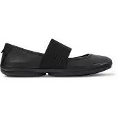 Camper for woman. 21595-242 Right Nina black leather ballerinas (41), Flat, 1 to 3 cm, Casual