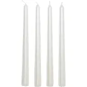 Atmosphera Sett med satenglys, 4 deler, 25 cm