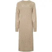 Pepe Jeans for woman. PL953588 Hailey beige dress (M), Casual, Acrylic, Long sleeve