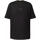BOSS for man. 50519368 Black casual t-shirt (S), Cotton, Short sleeve