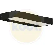 SERIEN LIGHTING Svart LED-vegglampe SML