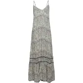 Superdry for woman. W8011294A Long blue strapless dress (L), Casual, Viscose, Sleeveless / Straps