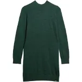 Superdry for woman. W8011223A Green merino wool knitted dress (L), Casual, Long sleeve