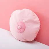 Bitten Huggable Pink Boob Pute rosa
