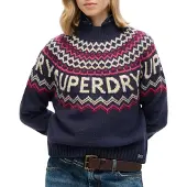 Superdry Fairisle Branded Jumper Genser