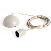 HAY E27 pendellampeholder COMMON, betongrå, Ø 4,5 cm