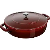 Staub støpejernssteker med lokk 28 cm grenadin