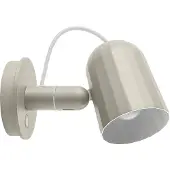 HAY vegglampe Noc Wall Button, hvit, metall, E14