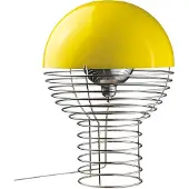 Verpan bordlampe Wire Small, gul