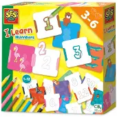 SES Creative Aktivitetssett - Lre Tallene - - OneSize - Kreativt leker