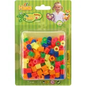 Hama maxi perler i blister 250stk mix 51