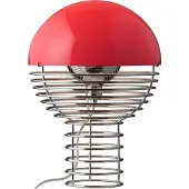 Verpan bordlampe Wire Small, rød
