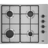 Beko Higg64103sxn Gasskomfyr 60 Cm 4 Brennere