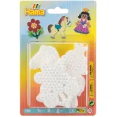Hama Midi Perleplate - 3-pack - Blomst, Pony og prinsesse - - OneSize - Perleplate