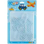 Hama Maxi Perleplate - 2 stk. - Bil/Fly - - OneSize - Perleplate
