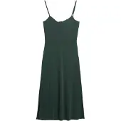 Superdry for woman. W8011419A Green open back knit dress (S), Casual, Viscose, Modal, Sleeveless / Straps