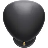 Gubi Cobra designer-vegglampe, svart