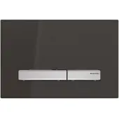 Geberit Sigma 50 betjeningsplade i sort/krom