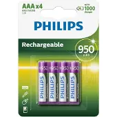 Philips batteri genopladeligt NiMH AAA 4-pak - 1643161