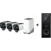 Eufy Cam S3 Pro, 3-kamerasett, sikkerhetskamera