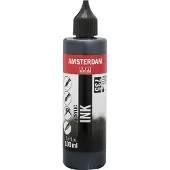 Amsterdam akryl blekkflaske Oxide Black 735
