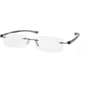 Eschenbach 2913-210, Plast, Unisex, Rektangel, Rammeløs, Plast, Antrasitt
