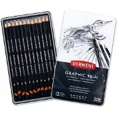 Derwent Graphic blyanter 12 stk sæt soft