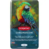 Derwent Metallboks Chromaflow-blyant 12 Enheter