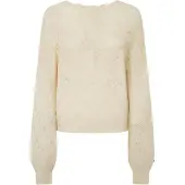 Pepe Jeans for woman. PL702231 Helen Wrap jumper off-white (M), Casual, Polyamide