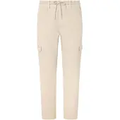 Pepe Jeans for man. PM211725 Gymdigo Cargo Trousers White Ecru (32), Casual, Cotton, Sustainable