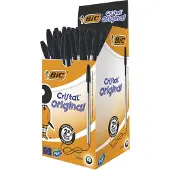 BIC Cristal Medium - Kulepenn - blå - 1 mm - medium (en pakke 50)