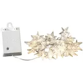 Konstsmide 3760-103, 40 lamper, LED, Varm hvit, Utendørs, Gjennomsiktig, Akryl