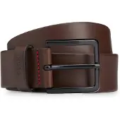HUGO for man. 50385358 Brown Gionio Leather Belt (120 cm), Casual