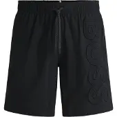 BOSS for man. 50469329 Black Whale swimsuit (XL), Casual, Beachwear, Polyamide, Sustainable