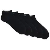 BOSS for man. 50493197 Pack of 5 ankle socks black (39-42), Homewear, Cotton