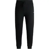 HUGO for man. 50489617 Straight fit trousers black (XL), Casual, Cotton